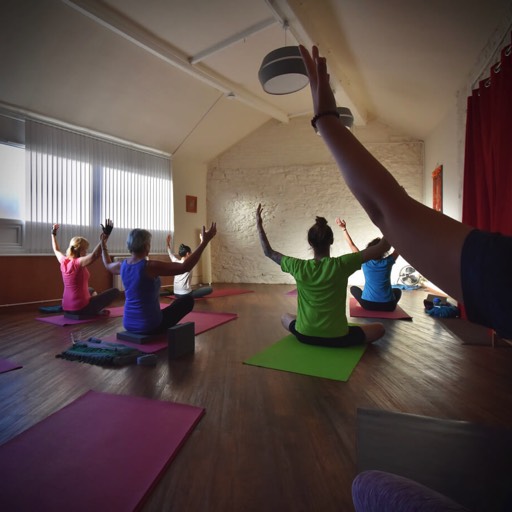 A yoga class at the Yoga Torquay Studio
